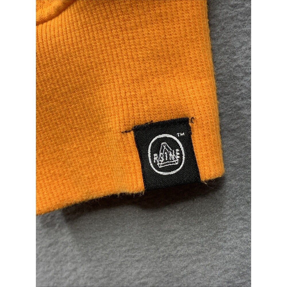 RSINE Mens Lost Soul Embroidered Sweatsuit Outfit Jogging Set Orange Large - Picture 7 of 16